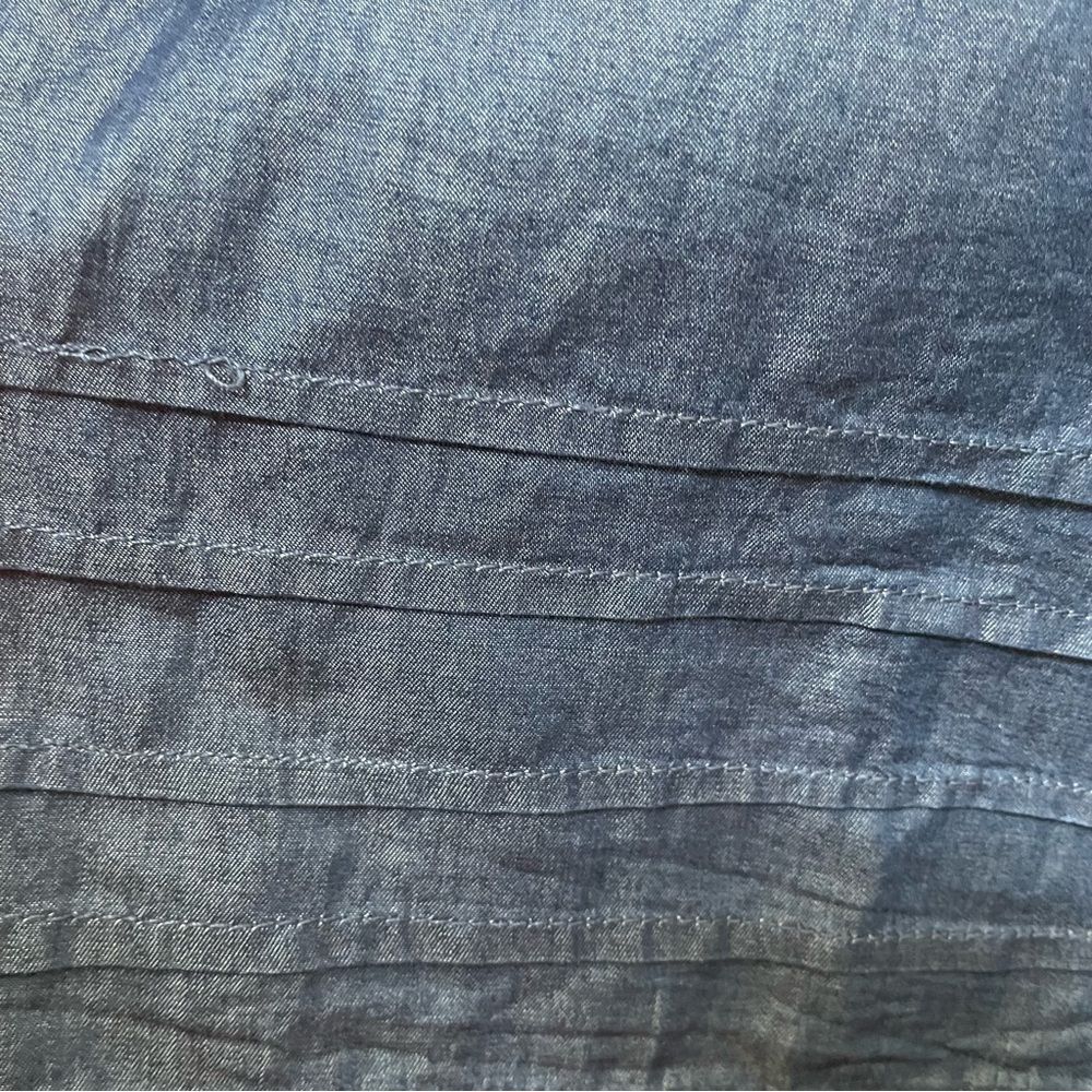 New Direction Women's Chambray Dress Size Large - Picture 5 of 9